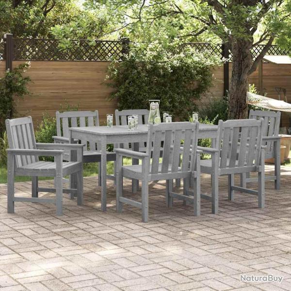 Chaise de 6 pcs Gris clair 65,5 x 59 x 88 cm