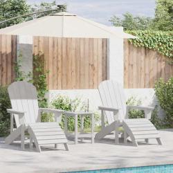 Chaise de 2 pcs Blanc 83 x 74 x 92 cm Poly&eacute;thyl&egrave;ne