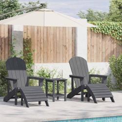 Chaise de 2 pcs Gris clair 83 x 74 x 92 cm Poly&eacute;thyl&egrave;ne