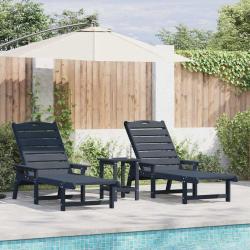 Transat 3 pcs Bleu marine Poly&eacute;thyl&egrave;ne