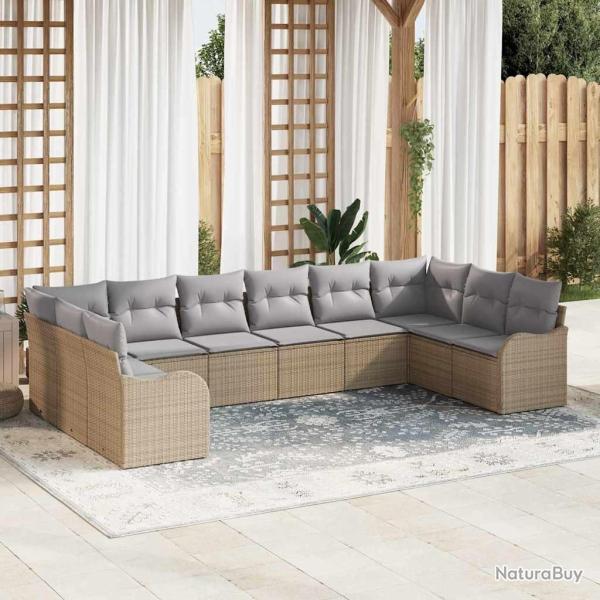 Ensemble de canap� de Beige 344 x 177,5 x 85 cm