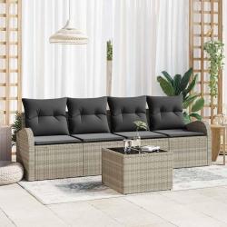 Ensemble de canap&eacute; de Gris clair 55 x 55 x 37 cm
