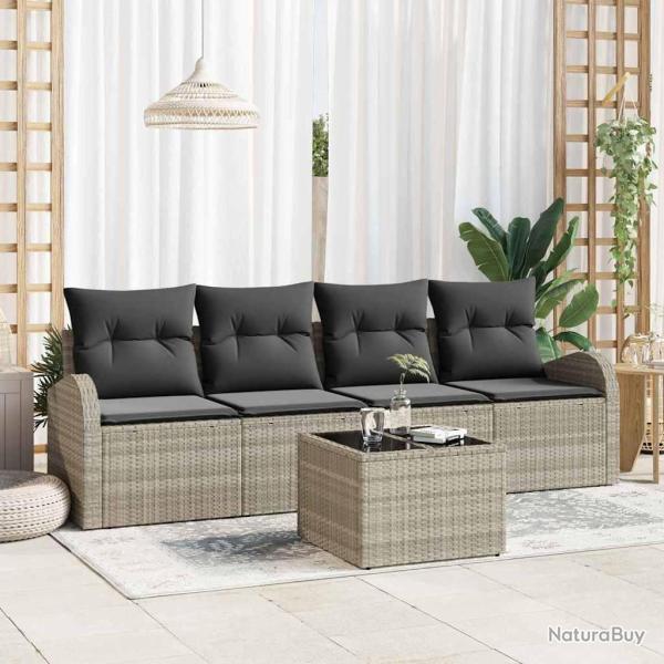 Ensemble de canap� de Gris clair 55 x 55 x 37 cm