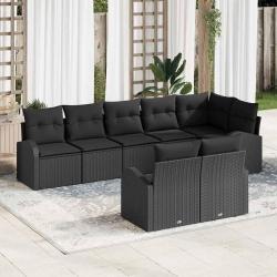 Ensemble de canap&eacute; de 8 pcs polyrotin