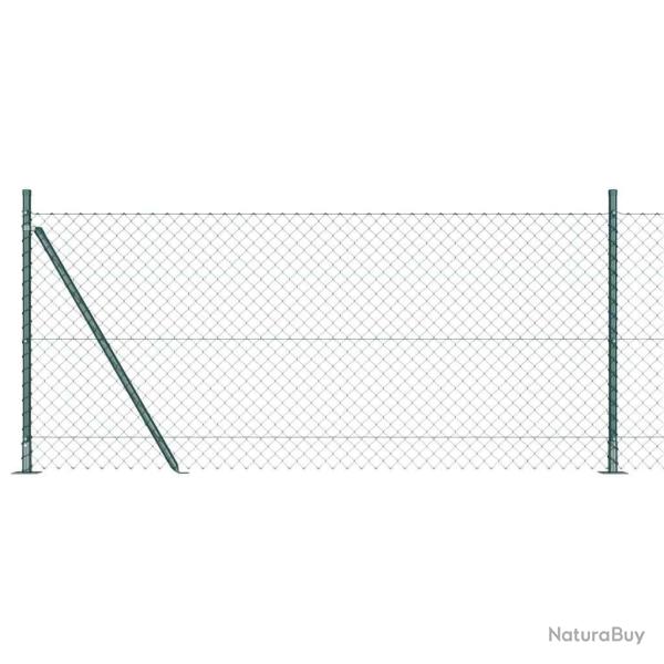 Poteau de cl�ture. Vert 10 x 0,8 m (maille de 40 x 40 mm)