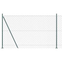 Poteau de cl&ocirc;ture. Vert 10 x 1,5 m (mailles de 60 x 60 mm)