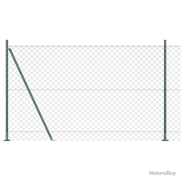 Poteau de cl�ture. Vert 10 x 1,5 m (mailles de 60 x 60 mm)