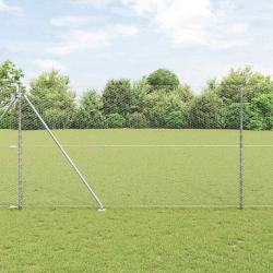 Cl&ocirc;ture hexagonale avec poteau en acier galvanis&eacute;, pour le jardin, 50 &times; 1,5 m