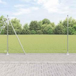 Cl&ocirc;ture hexagonale avec base en b&eacute;ton, pour le jardin, 50 &times; 1,5 m