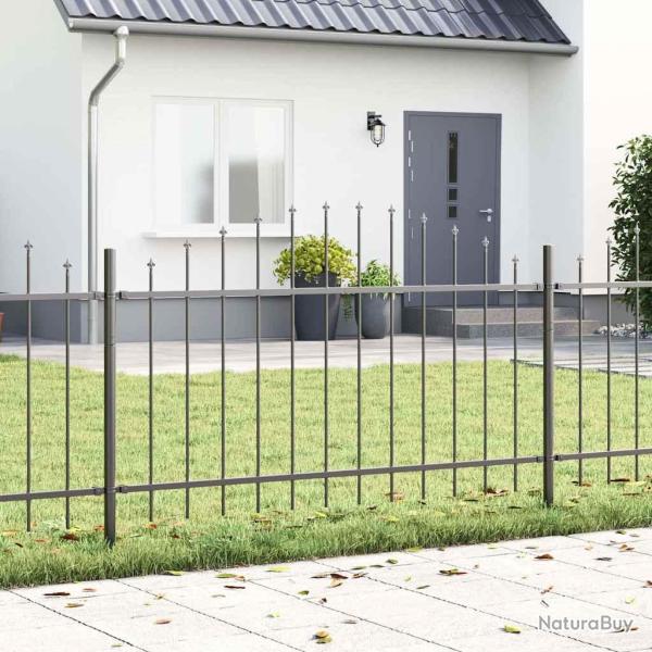 Cl�ture de WOERDEN 3 pcs 170 x 140 cm Gris