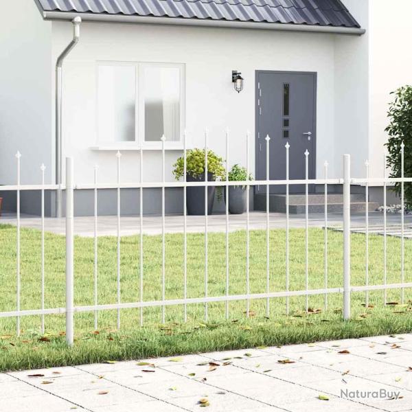 Cl�ture de WOERDEN 2 pcs 170 x 140 cm Blanc