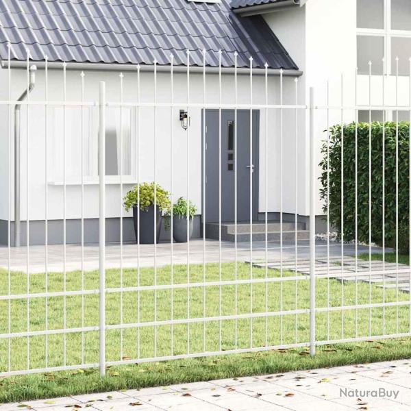 Cl�ture de WOERDEN 2 pcs 170 x 225 cm Blanc