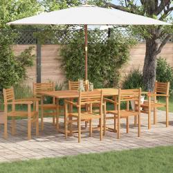 Chaise 6 pcs Marron 56 x 55 x 90,5 cm Bois de teck massif