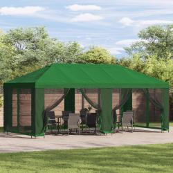 Abri de 6 x 3 m Vert Polyester et Acier 190