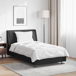 Ensemble de Duvet avec oreiller 2 pcs Blanc Microfibre
