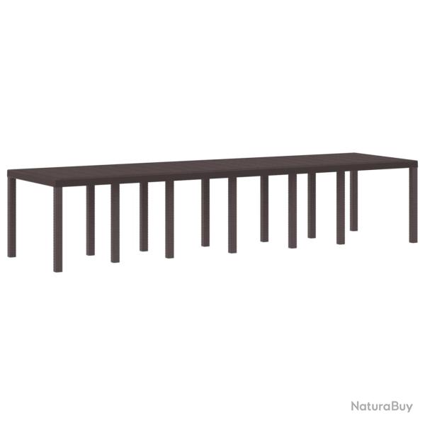 Table de Marron 350 x 100 x 74 cm polyrotin