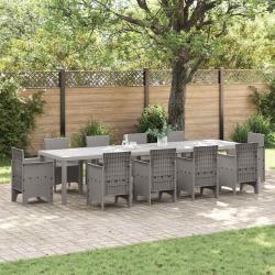 Table de Gris clair 350 x 100 x 74 cm polyrotin