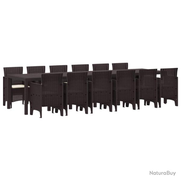 Ensemble de salle � manger pour 13 pcs Marron