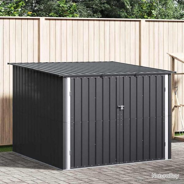 Abri de v�lo 3 pcs Anthracite 216 x 207 x 158 cm M�t??