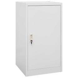 Armoire &agrave; selles Gris clair 53x53x105 cm Acier