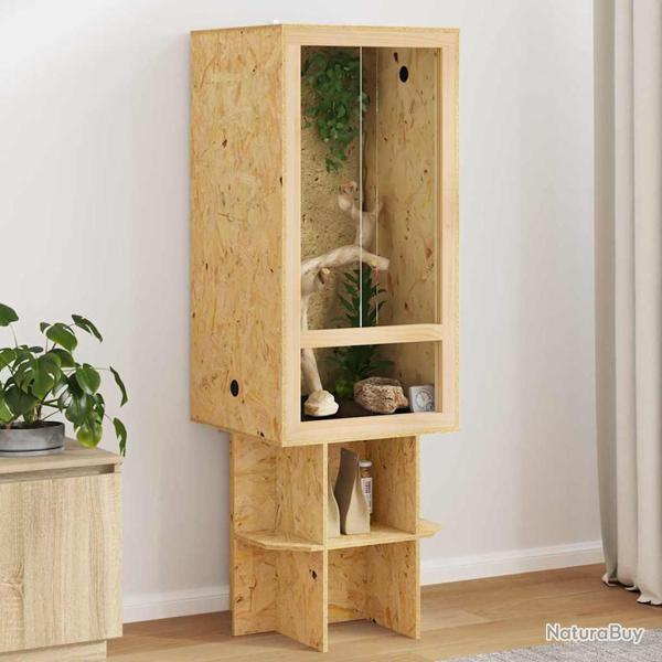 Terrarium Marron 50 x 50 x 150 cm OSB