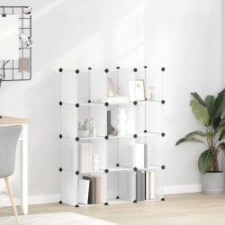 Cubes de rangement 12 pcs Transparent PP