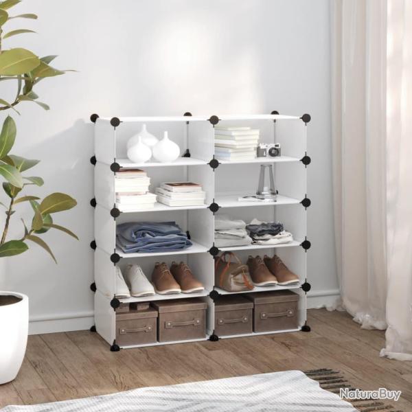 �tag�re � chaussures Transparent 84x32x88,5 cm PP