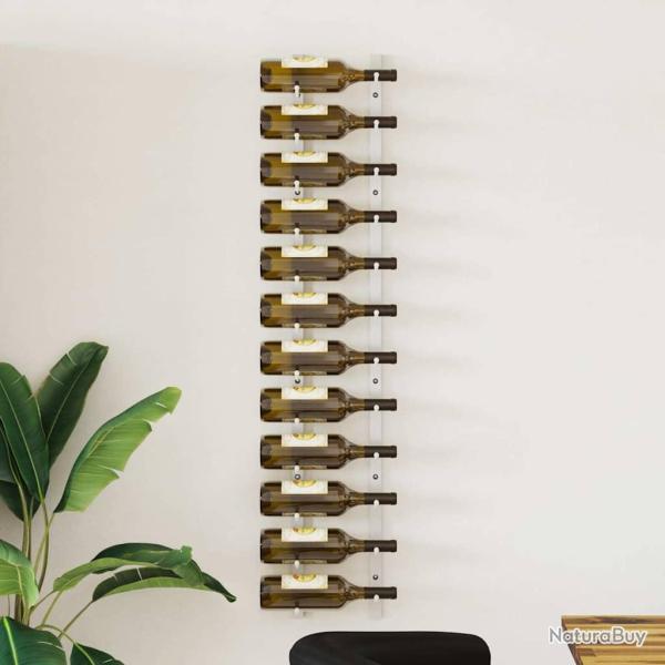 Casier � vin mural pour 12 bouteilles Blanc Fer