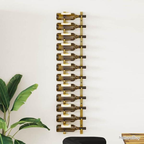 Casier � vin mural pour 12 bouteilles Dor� Fer