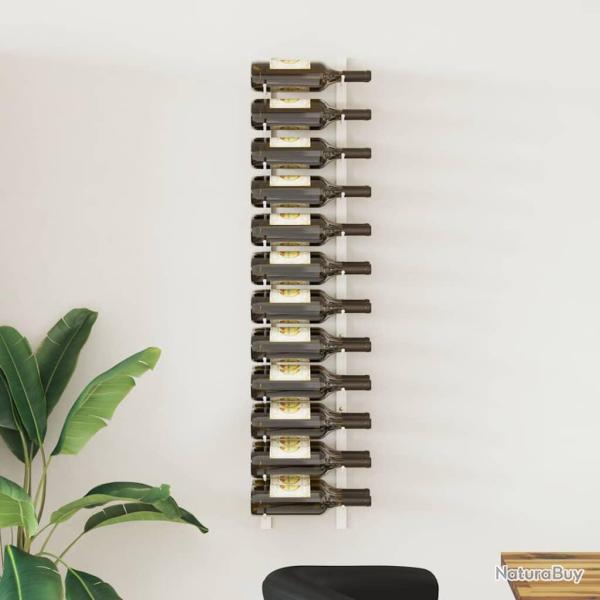 Casier � vin mural pour 24 bouteilles Blanc Fer