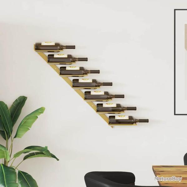 Casier � vin mural pour 7 bouteilles Dor� Fer