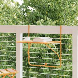 Table de balcon Jaune 60x40 cm Acier