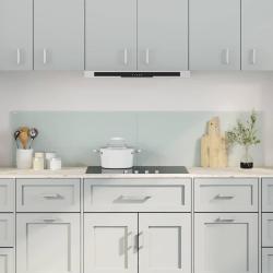 Cr&eacute;dence de cuisine 2 pcs Blanc 90 x 40 cm verre tremp&eacute;