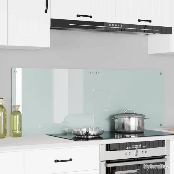 Cr�dence de cuisine 2 pcs Blanc 70 x 50 cm verre tremp�