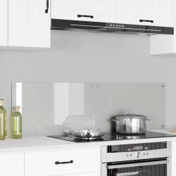 Cr&eacute;dence de cuisine 2 pcs Transparent 70 x 40 cm verre tremp&eacute;