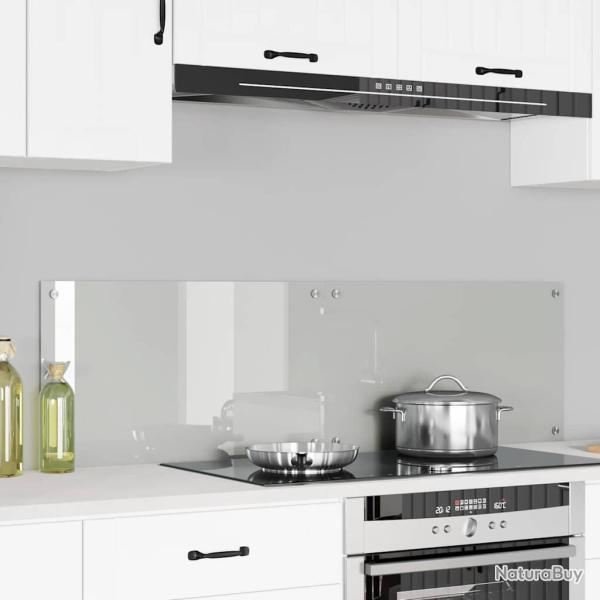 Cr�dence de cuisine 2 pcs Transparent 70 x 40 cm verre tremp�