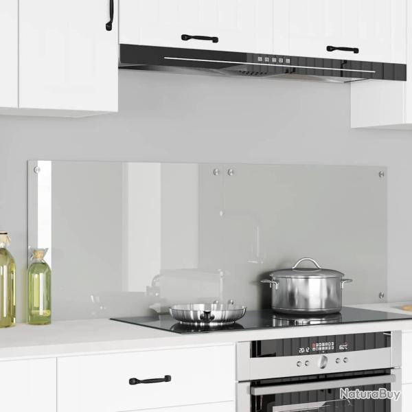 Cr�dence de cuisine 2 pcs Transparent 70 x 50 cm verre tremp�