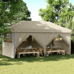 Tente de f&ecirc;te pop-up Taupe 580 x 292 x 315 cm Tissu Oxford