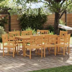 Chaises de 8 pcs Naturel Bois d'Acacia Massif