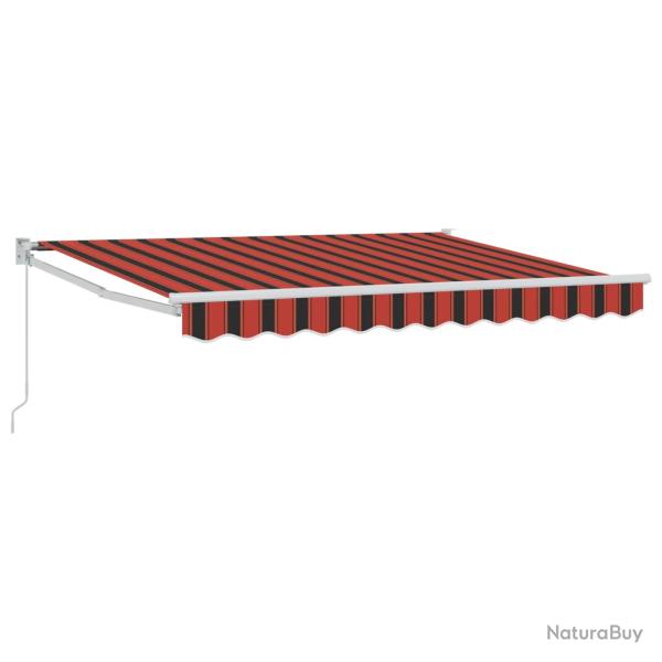 Auvent r�tractable Orange, Noir et Jaune 3,5 x 2 m