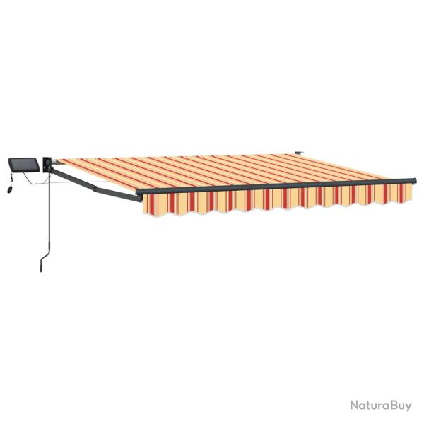 Store r�tractable manuel avec LEDs Multicolore 3,5 x 2,5 m