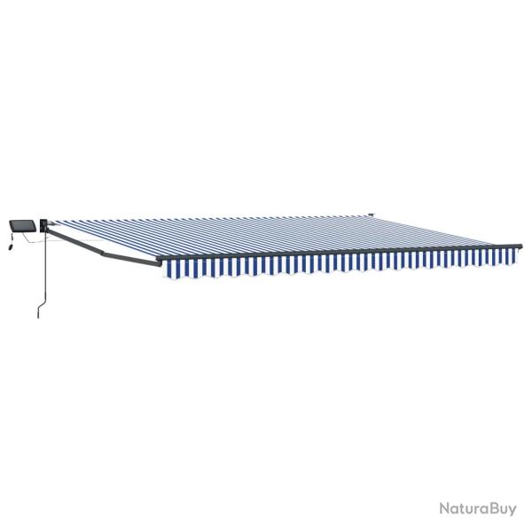 Store r�tractable manuel avec LEDs 4 � 3 m