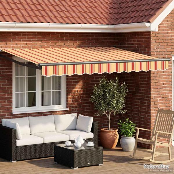 Auvent r�tractable �lectrique Multicolore 3,5 x 2,5 m