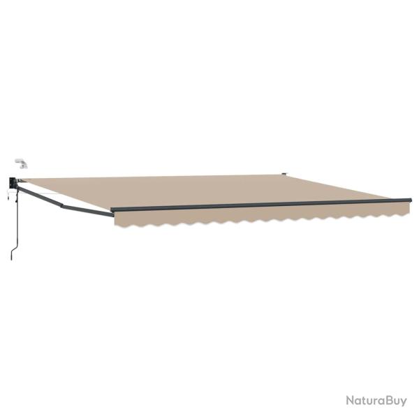 Auvent r�tractable �lectrique Beige 4 � 3 m