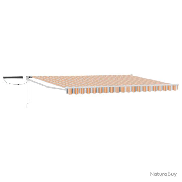 Auvent r�tractable �lectrique Bleu, Orange, Blanc 4 � 3 m
