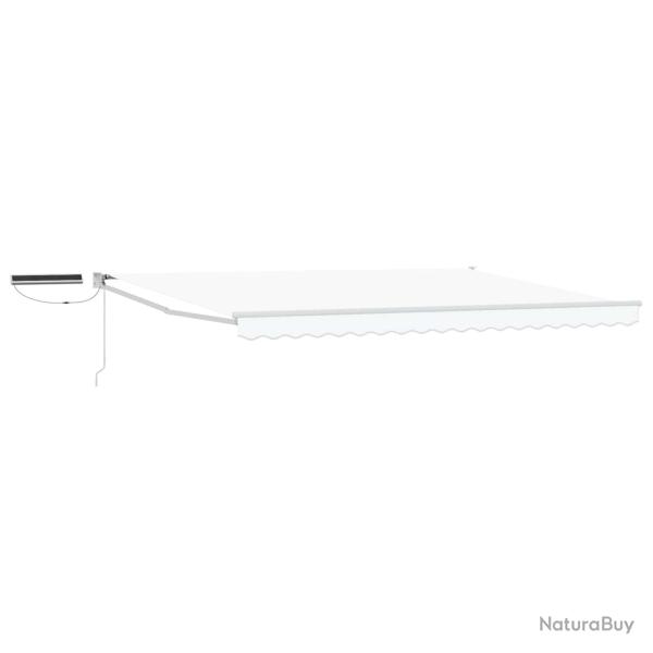 Auvent r�tractable �lectrique Blanc 4 � 3 m