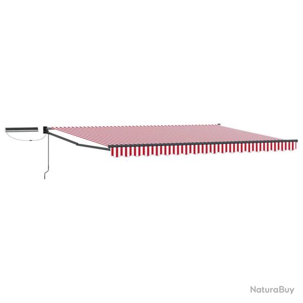 Auvent r�tractable �lectrique Rouge, Blanc, Anthracite 5 x 3 m