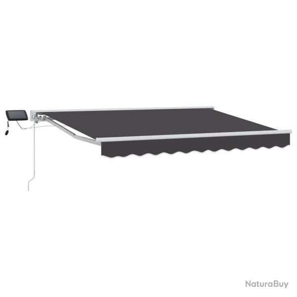 Cadre de store manuel avec LEDs 3,5 x 2,5 m