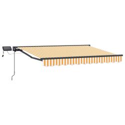 Cadre de store manuel avec LEDs 3,5 x 2 m