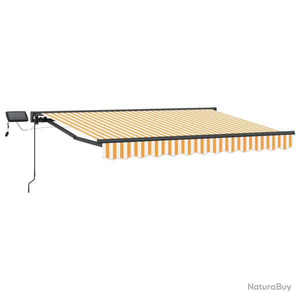 Cadre de store manuel avec LEDs 3,5 x 2 m
